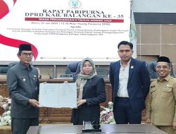 Pemkab dan DPRD Balangan Sepakati Raperda Pertanggungjawaban Pelaksanaan APBD 2024