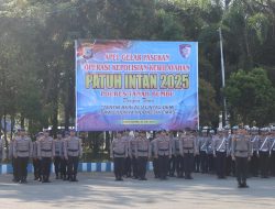 Polres Tanbu Gelar Apel Pasukan Ops Patuh Intan 2025