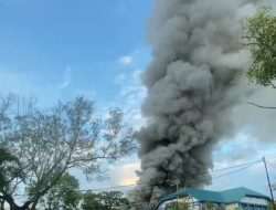 Gedung Rektorat ULM Banjarmasin Diamuk ‘Si Jago Merah’