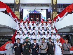 Wali Kota HM Yamin HR Kukuhkan Paskibraka Kota Banjarmasin