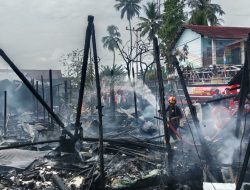 Kebakaran di Jalan Perintis Hanguskan Empat Buah Rumah, Dua Lainnya Terdampak