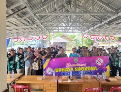 Desa Pematang Gelar Sosialisasi Bahaya Narkoba kepada Para Remaja