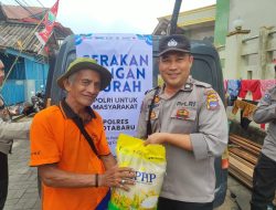 Sat Binmas Polres Kotabaru Gelar Gerakan Pangan Murah di Dua Desa