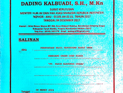 PENGUMUMAN DAN PEMBERITAHUAN PEMBUBARAN PT PASIR ALAYDRUS UTAMA