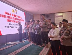 Turut Berduka Cita Atas Korban Insiden Unras di Jakarta, Polres Kotabaru Gelar Shalat Ghaib dan Do’a Bersama