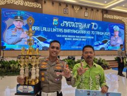 Sat Lantas Polres Kotabaru Raih Juara II Lomba Kampung Tertib Lalu Lintas