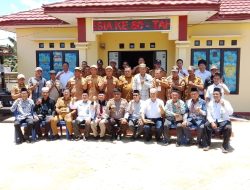 Polsek Pulau Laut Barat Gelar Silaturahmi Kamtibmas, Sosialisasikan Bijak Bermedsos dan Gerakan Pangan Murah