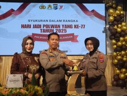 Polwan Polres Balangan Rayakan HUT ke-77 dengan Syukuran dan Harapan
