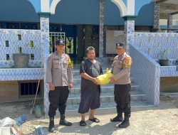 Sambangi Masjid, Polisi Berikan Bantuan Beras kepada Marbot Masjid di Wilayah Sungai Durian