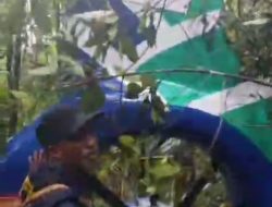 Helikopter EastIndo Air Ditemukan dengan Kondisi Terbakar di Wilayah Mantewe Tanbu