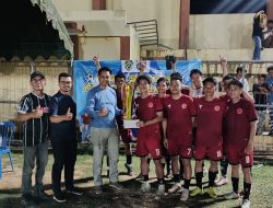 KNPI Balangan Gelar Turnamen Mini Soccer, Halong Keluar sebagai Juara Pertama
