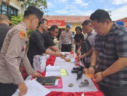 Bidpropam Polda Kalsel Cek Senpi dan Ranmor di Polres Kotabaru, Dorong Disiplin dan Profesionalisme Personel
