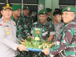 Sinergitas TNI-Polri: Kapolres Balangan Berikan Kejutan ke Kodim 1001/HSU-BLG dalam Rangka HUT TNI ke-80