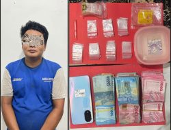 Satres Narkoba Polres Kotabaru Amankan 20,78 Gram Sabu