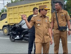 Penataan Kota Balangan: Bupati Tinjau Proyek Median dan Bundaran