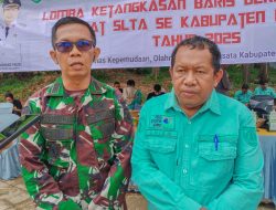 Disporapar Kabupaten Balangan Gelar Lomba Keterampilan Baris-Berbaris, SMKN 1 Paringin Raih Juara Umum