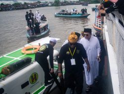 Susuri Sungai dan Berbaur bersama Masyarakat, Wagub Hasnuryadi Sulaiman Hadiri Haul ke- 79 Habib Basirih