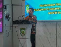Pemkab Balangan Tandatangani Perjanjian Kerjasama MPP dengan 18 Instansi