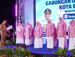 Wali Kota Banjarmasin Lantik Ketua GOW Periode 2025–2030