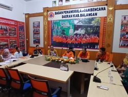 Kerjasama Penanganan Bencana, BPBD HSU Kunjungi BPBD Balangan