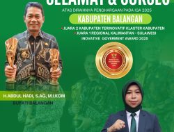 Hj Linda Wati Apresiasi Pemkab Balangan Raih IGA 2025