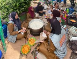 BPBD Balangan Pantau Dapur Umum Korban Banjir dan Longsor di Tebing Tinggi