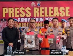 Polsek Banjarmasin Timur Ringkus Dua Tersangka dan Amankan Sabu Seberat 1,401 Gram serta 47 Butir Pil Ekstasi