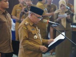 Bupati H Muhammad Rusli Lantik Pejabat Baru, Dorong Profesionalisme dan Semangat Baru di Pemkab Kotabaru