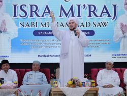 ‎Peringatan Isra Mir’aj 1447 H, Gubernur H. Muhidin dan Pejabat/ASN Pemprov Bersama Habib Jindan dan Guru Busu