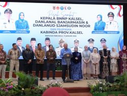 Gubernur H. Muhidin dan Wagub Hasnuryadi Hadiri Pisah Sambut Pimpinan Forkopimda Kalsel, Terus Jalin Sinergitas untuk Pembangunan Banua