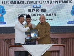 Gubernur H. Muhidin Terima LHP BPK Semester II 2025, Siap Evaluasi dan Tindaklanjuti Rekomendasi
