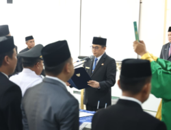 Perdana di Tahun 2026, Bupati Andi Rudi Latif Lantik 21 Pejabat Eselon II, III, dan IV