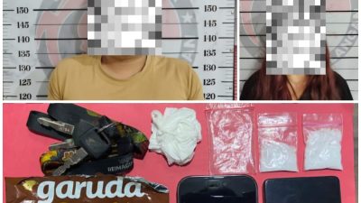Polres Balangan Ringkus Pasutri Pengedar Sabu di Awayan