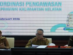 Sekdaprov M. Syarifuddin Pimpin Rapat Koordinasi Pengawasan Pemerintahan Provinsi Kalimantan Selatan