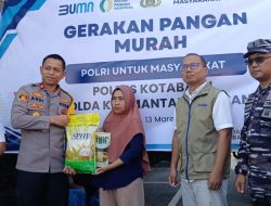 Jaga Stabilitas Harga Bapok, Polres Kotabaru Gelar Gerakan Pangan Murah