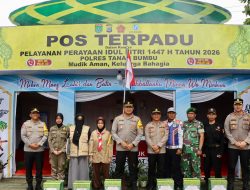 Kapolres Tanah Bumbu Cek Kesiapsiagaan Pos Terpadu, Pastikan Mudik Lebaran 1447 H Aman dan Nyaman