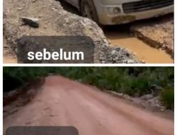 Bupati Kotabaru Gerak Cepat Turunkan Alat Berat Perbaiki Jalan Penghubung Desa