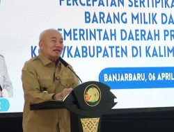 Gubernur H Muhidin Apresiasi Kinerja Kanwil ATR/ BPN Kalsel