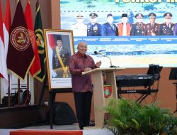 Kebersamaan Gubernur H Muhidin dan Pangdam XXII/ Tambun Bungai dalam Ramah Tamah Bersama Forkopimda Kalsel dan Kalteng