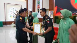 Dandim 1022 Tanbu Raih Penghargaan sebagai Perwira Berprestasi Kodam XXII Tambun Bungai