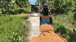 Kodim 1022 Tanbu Memulai Pengerjaan Rehabilitasi Jembatan Garuda di Desa Kampung Baru