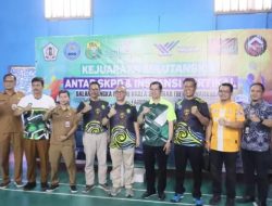 Jalin Sinergitas, BNNK Batola Gelar Turnamen Bulutangkis Antar SKPD