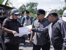 Komisi III DPRD Kalsel Tinjau Program Hibah Jalan Lingkungan di Barito Kuala