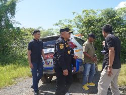 Turun ke Lapangan, Bupati Kotabaru Pastikan Pengerjaan Infrastruktur Berjalan Jalan Berjalan Lancar