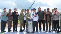 Momentum Bersejarah, Gubernur Kalsel Dampingi Wakasad dan Pangdam Resmikan Pemancangan Pertama Pembangunan Makodam Lambung Mangkurat