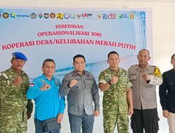 Dandim 1004 Kotabaru Resmikan 7 KDMP di Kabupaten Kotabaru