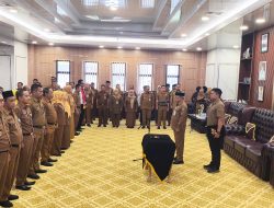 Bupati H Muhammad Rusli Lantik Sejumlah Pejabat di Lingkungan Pemkab Kotabaru