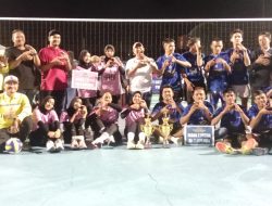 Tim Voli Putra dan Putri Guthrie Family Raih Runner Up di Turnamen Voli Antar Desa