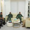 Bahas Ketahanan Pangan, Silaturahmi Gubernur Kalsel H. Muhidin Bersama Panglima Komando Gabungan Wilayah Pertahanan 1 Letjen Kunto Arief Wibowo