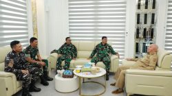 Bahas Ketahanan Pangan, Silaturahmi Gubernur Kalsel H. Muhidin Bersama Panglima Komando Gabungan Wilayah Pertahanan 1 Letjen Kunto Arief Wibowo